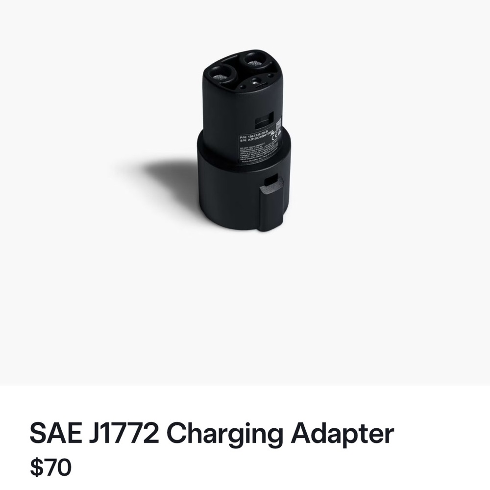 EUC Tesla Charging Adaptor - SAE J1772